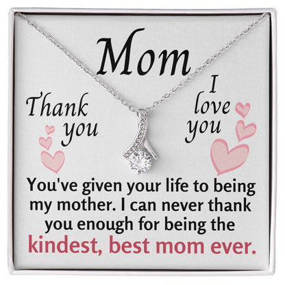 Mom - Best Mom Ever - Alluring Beauty Necklace