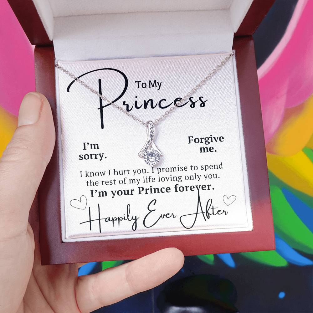 To My Princess - I'm Your Prince - Alluring Beauty Necklace