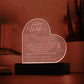 You're My Missing Piece LED Plaque