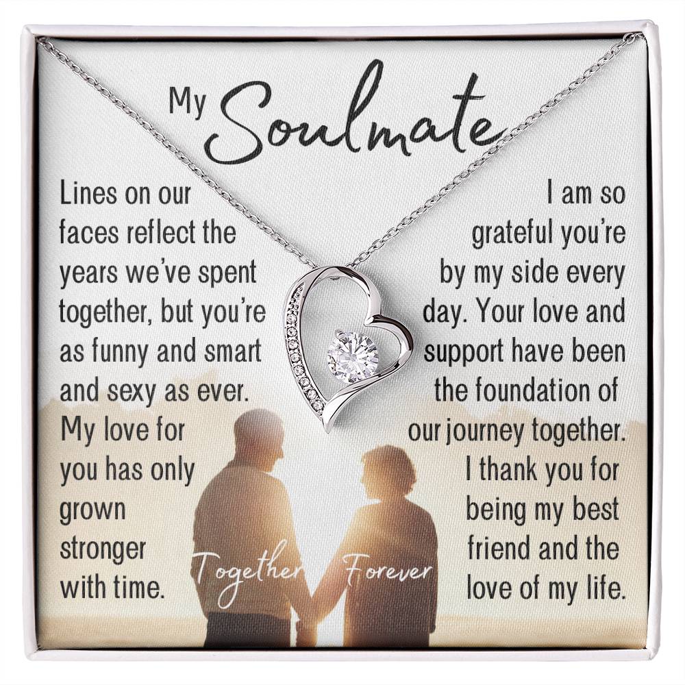 To My Soulmate - Together Forever - Forever Love Necklace
