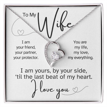 To My Wife - You're My Everything - Forever Love Necklace