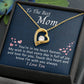 The Best Mom - In My Heart - Forever Love Necklace