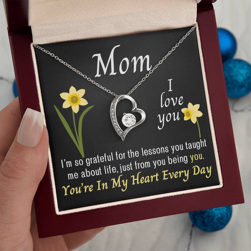 Mom - You're In My Heart - Forever Love Necklace