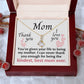 Mom - Best Mom Ever - Alluring Beauty Necklace